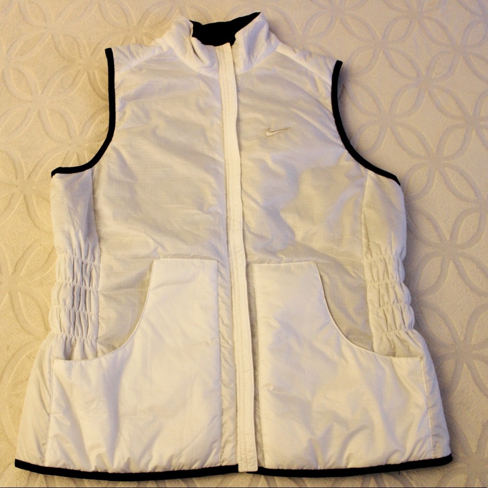 Nike Gold Puffed Reversible Vest Size L